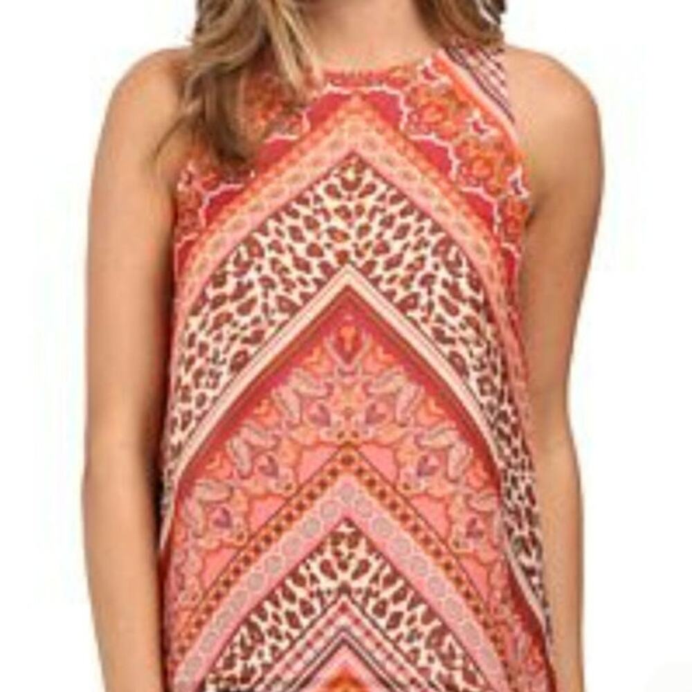 NWT Tommy Bahama Arcata Animal Paisley Silk Sleeveless Top Boho Resort Wear